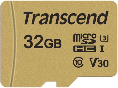 Transcend microSDHC 32GB Transcend Ultimate 500S Class10, V30