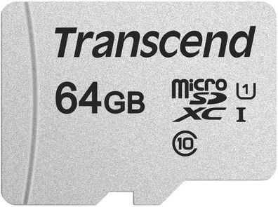 Transcend microSDXC 64GB Transcend Premium 300S Class 10, UHS1