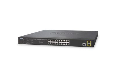 PLANET 16x Layer 2 Managed GE Switch W/2 SFP Interfaces