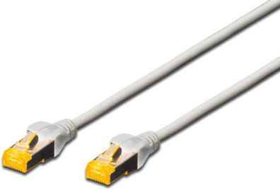 Digitus CAT 6A S-FTP patch cable, LSOH, Cu, 0,25 m, Grau