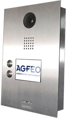 AGFEO IP-Video TFE 2 - Türsprechstelle mit 2 Klingeltastern