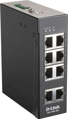 D-Link DIS-100E-8W 8-Port Fast Ethernet Industrie Switch