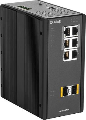 D-Link DIS-300G-8PSW 8-Port Gigabit Industrie Switch