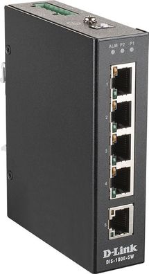 D-Link DIS-100E-5W 5-Port Fast Ethernet Industrie Switch