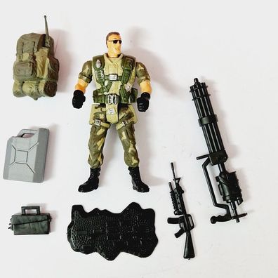 7 teilig Bewegliche Polizei & Spezialeinheit Army Figur mit Ausrüstung Restposten 8