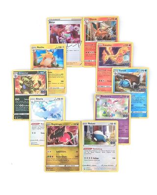 10 sehr seltene HOLO * Stern Pokémon-Karten HOLO-RARE old frame - Deutsch - Sortiert