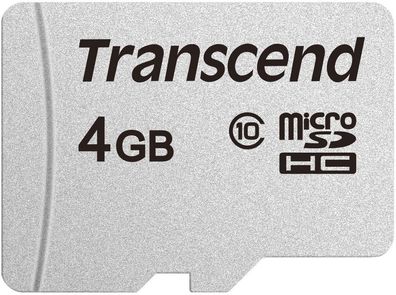 Transcend 4GB 300S - Speicherkarte microSDHC Class 10
