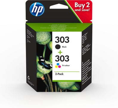 HP Tintenpatrone Nr. 303 Multipack (BK/ C/ M/ Y) (ca. 200/165 S.)