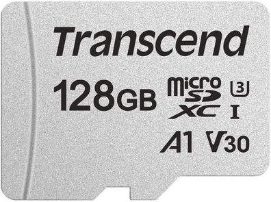 Transcend microSDXC 128 GB Premium 300S Class 10 + Adapter