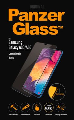 PanzerGlass f. Samsung Galaxy A30/ A50, CF, Black