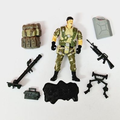 8 teilig Bewegliche Polizei & Spezialeinheit Army Figur mit Ausrüstung Restposten 10