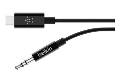 Belkin RockStar 3,5mm-Klinken-Audio-Kabel USB-C Stecker 1,8m