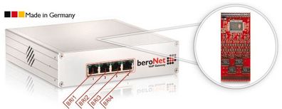 beroNet modular VoIP Session Border Controller BNSBC-M-4BRI