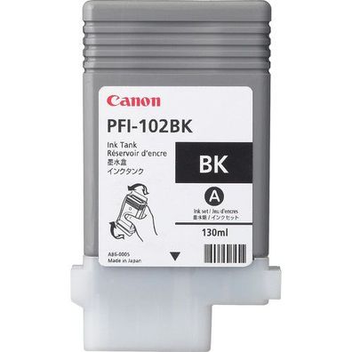 Canon Tintenpatrone PFI-102BK schwarz (ca. 740 Seiten)