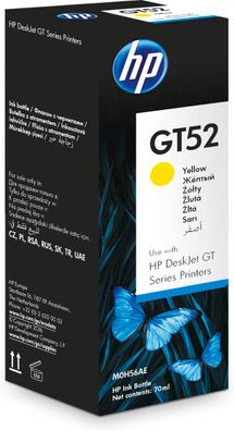 HP Tintenflasche Nr. GT52 M0H56AE Gelb (3ml ca. 190 S.)