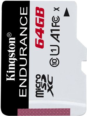 Kingston 64GB microSDXC Endurance 95R/30W C10 A1 UHS-I