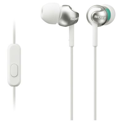 SONY In-Ear Kopfhörer mit Headsetfunktion, Weiß