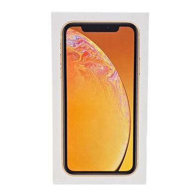 Apple iphone XR 128GB Gelb OVP nur Leerbox Box Karton für Handy