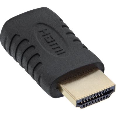 InLine® HDMI Adapter, HDMI A Stecker auf Mini HDMI C Buchse, 4K2K kompatibel, ve