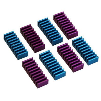 InLine® RAM-Kühler selbstklebende Kühlrippen, 8 Stück