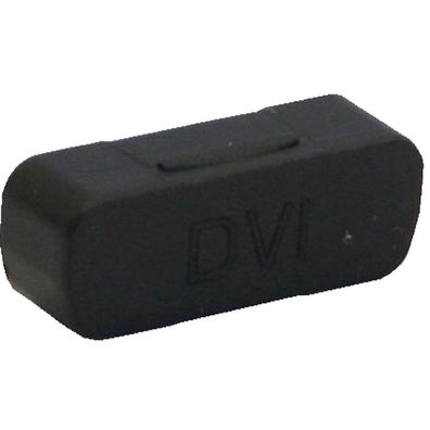 InLine® Staubschutz, für DVI Buchse, schwarz, 50er Pack, schwarz
