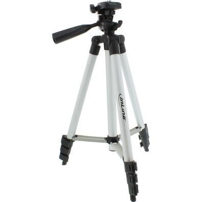 InLine® Stativ für Digitalkameras und Videokameras, Aluminium, Höhe max. 1,06m,