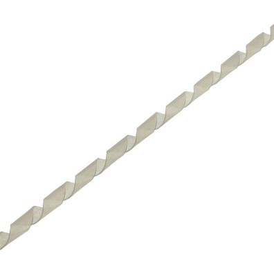 InLine® Spiralband 10m, weiß, 6mm, weiß