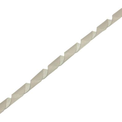 InLine® Spiralband 10m, weiß, 8mm, weiß