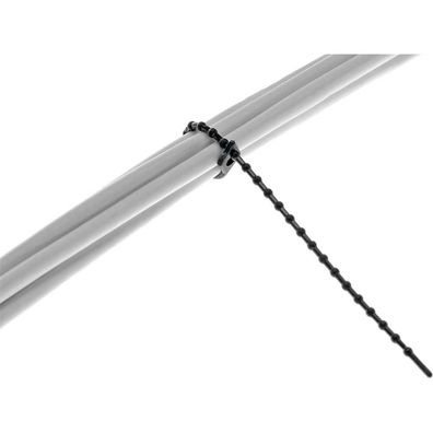 InLine® Kabelbinder Kugelbinder schwarz, Länge 100mm, 100 Stück, schwarz