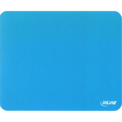 InLine® Maus-Pad antimikrobiell, ultradünn, blau, 220x180x0,4mm, blau