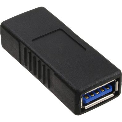 InLine® USB 3.0 Adapter, Buchse A auf Buchse A, schwarz
