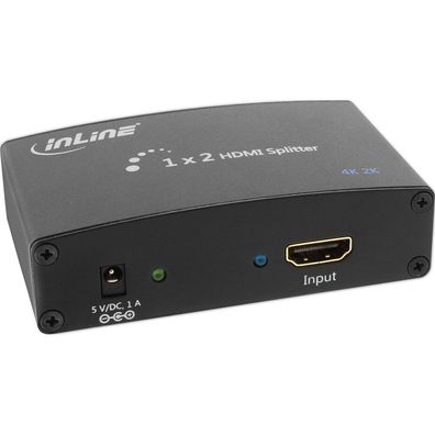 InLine® HDMI Splitter/ Verteiler, 2-fach, 4K2K kompatibel