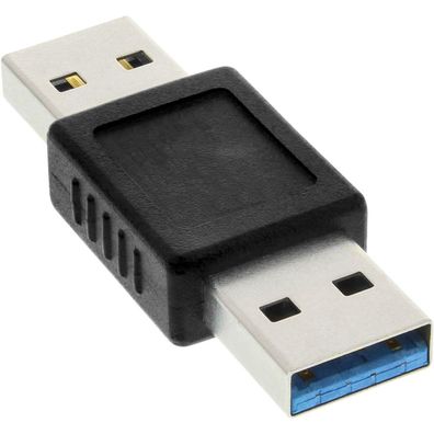 InLine® USB 3.0 Adapter, Stecker A auf Stecker A, blau