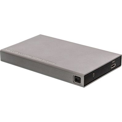 InLine® USB 3.1 Gehäuse für 6,35cm (2,5Zoll) 6G SATA-Festplatte / SSD, USB Typ C