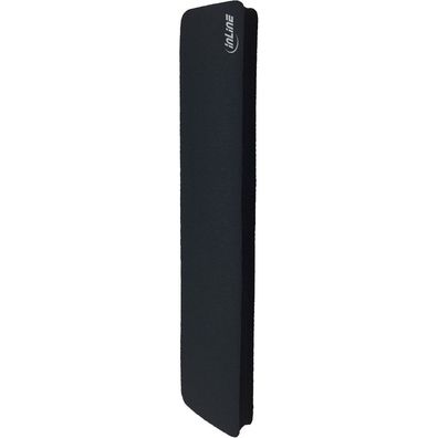 InLine® Tastatur-Pad M, schwarz, Handballenauflage, 360x70x18mm, schwarz