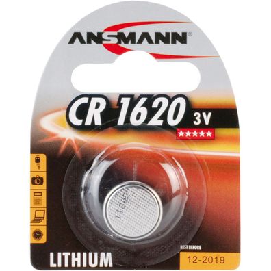 Ansmann 5020072 Knopfzelle CR1620 3V Lithium