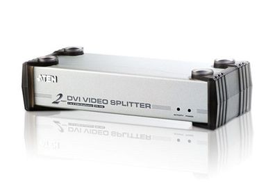 ATEN VS162 Video-Splitter DVI 2-fach Monitor-Verteiler mit Audio