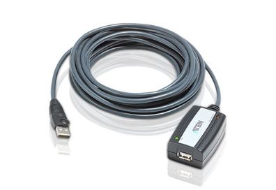 ATEN UE250 Repeater USB 2.0 Aktiv-Verlängerung mit Signalverstärkung Stecker A a