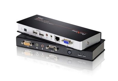 ATEN CE770 Konsolen-Extender, 1 PC auf 2x Konsole, USB, RS232, Audio, max. 300m