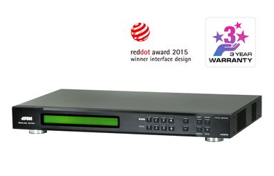 ATEN VM5404H Video-Matrix-Switch HDMI 4x4 Umschalter, FullHD, mit Scaler