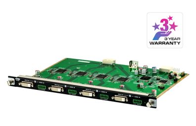 ATEN VM7604 4-Port-DVI-D-Eingabekarte für VM1600, 4 A/ V-Quellen an 4 Displays