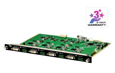 ATEN VM8604 4-Port-DVI-D-Ausgabekarte für VM1600, 4 A/ V-Quellen an 4 Displays