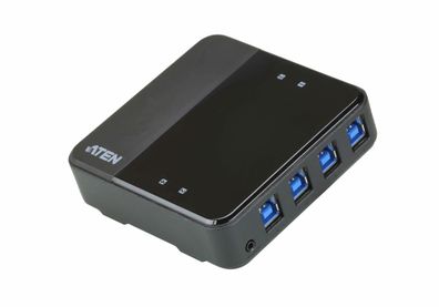 ATEN US3344 USB 3.1 Gen1 Switch, 4-Port Umschalter zur Peripherie Freigabe