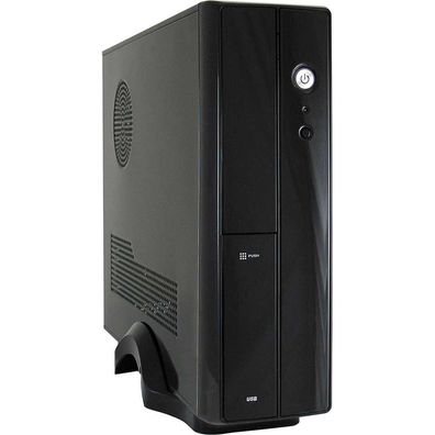 LC-Power LC-1400mi Micro-ATX / Mini-ITX Gehäuse, 200W Netzteil, schwarz