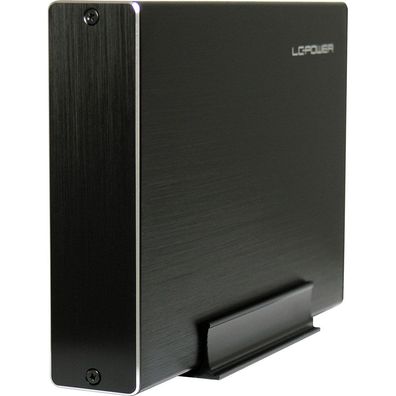 LC-Power LC-35U3-Becrux, externes 3,5Zoll-SATA-Gehäuse, USB 3.0, Alu, schwarz, s