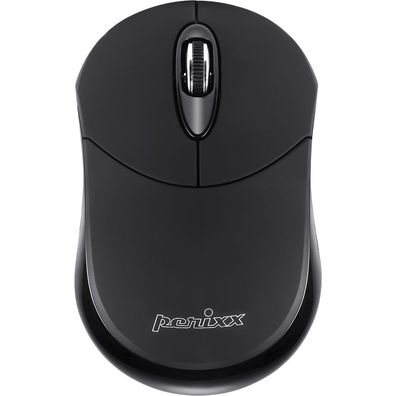 Perixx Perimice-802, Bluetooth-Maus für PC und Tablet, schnurlos, schwarz, schwa