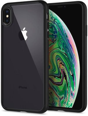felixx Hybrid Case schwarz/ transparent für Apple iPhone XS Max