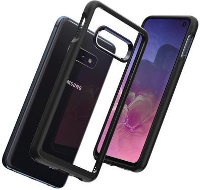 felixx Hybrid Case schwarz/ transparent für Samsung Galaxy S10e