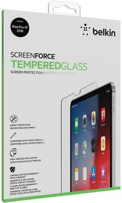 Belkin Screenf. Tempered Gl. Displayschutz f. iPad Pro 11Zoll2018