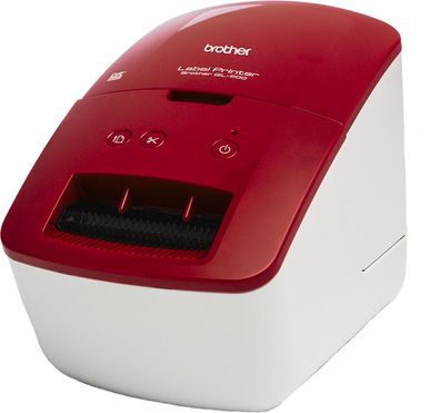 Brother QL-600R Etikettendrucker Rot